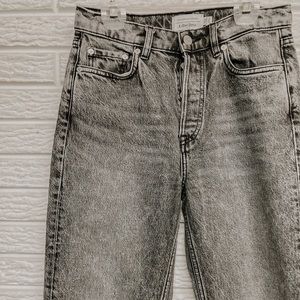 & other stories stockholm atelier acid wash black distressed jeans
